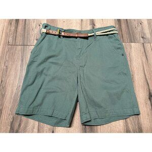 Venus Women's Casual Green Shorts Rope Belted  Size 8